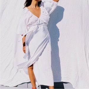 Fila Dress swim wrap puff sleeve with Tag!